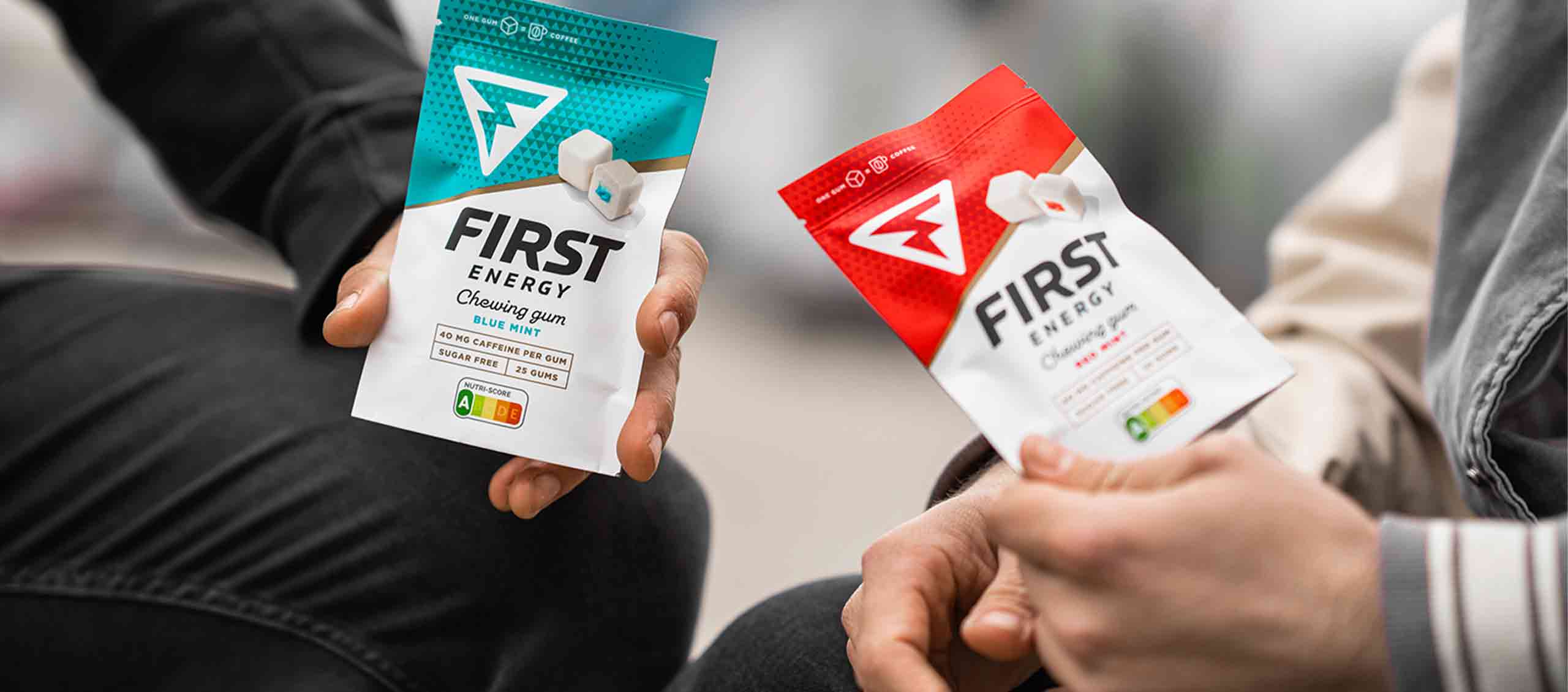 Energy Gum Original  Caffeine Chewing Gum by Run Gum for Athletes